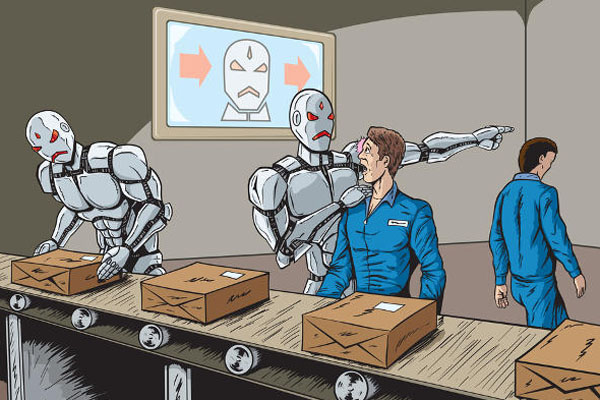 ロボットが人間の仕事を奪う