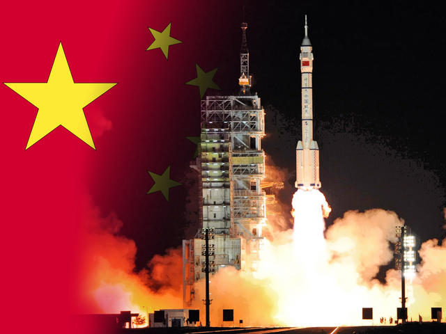 中国衛星打ち上げ